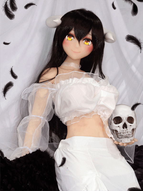 Love Doll con Dos Canales y Carita de Ángel en Tacto Suave - Imagen 8
