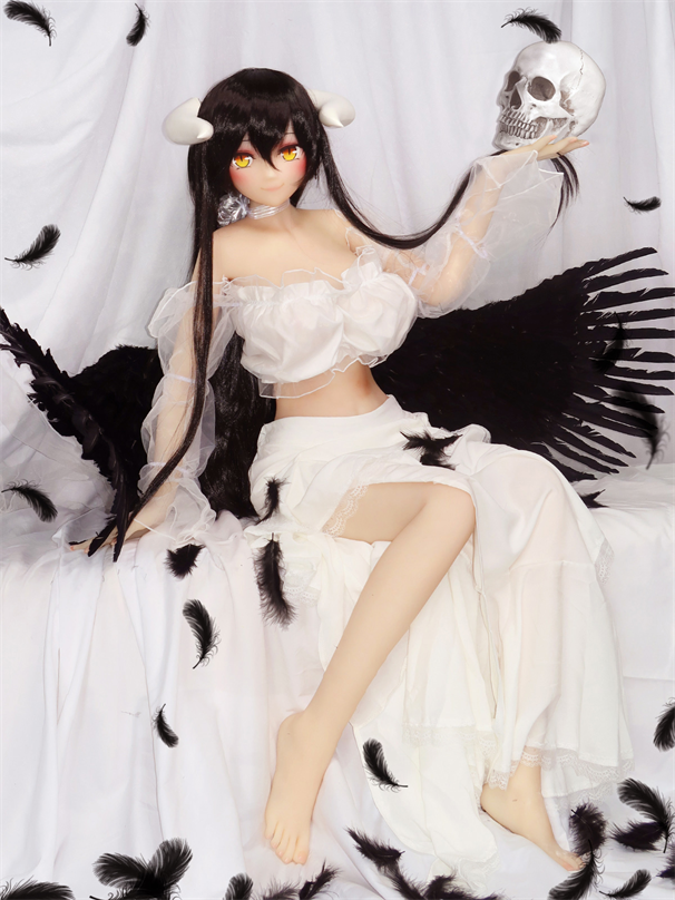 Love Doll con Dos Canales y Carita de Ángel en Tacto Suave