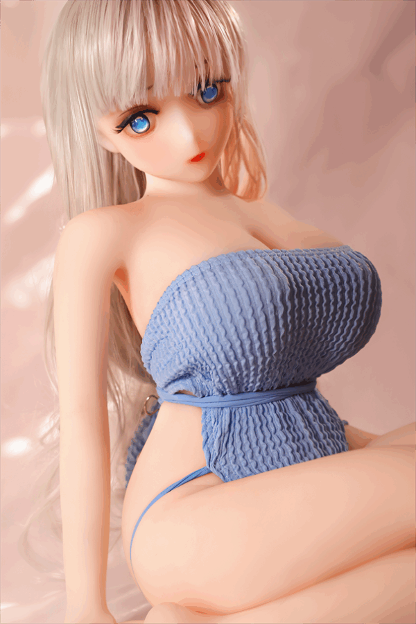 Muñeca Sexual de 80cm Tipo Anime con Cuerpo Curvilíneo y C Cabello Rosa - Imagen 5