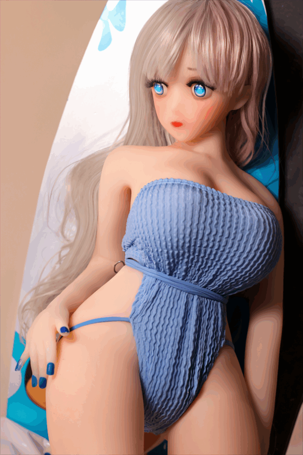 Muñeca Sexual de 80cm Tipo Anime con Cuerpo Curvilíneo y C Cabello Rosa