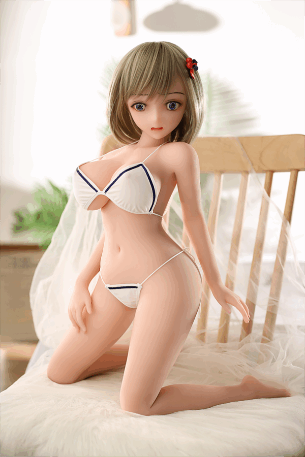 Mini Muñeca Sexual Linda de Perfil Bajo de 80 Cm - Imagen 3