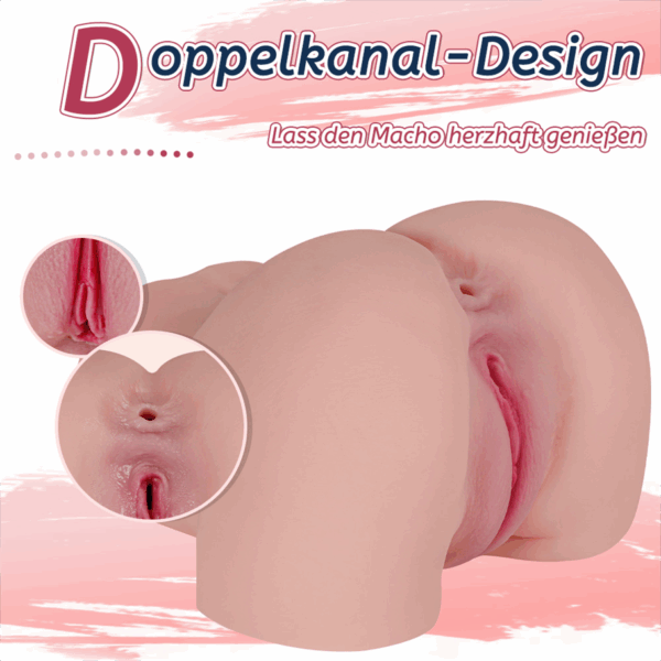 Mini Masturbador Masculino Con Torso Compacto Y Realista - Imagen 3