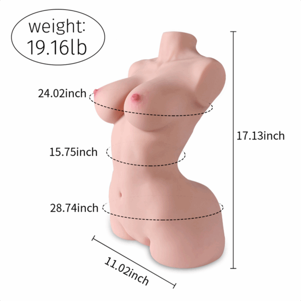 Muñeca Sexual Masturbadora Masculina Torso Juguete Sexual Para Adultos - Imagen 9